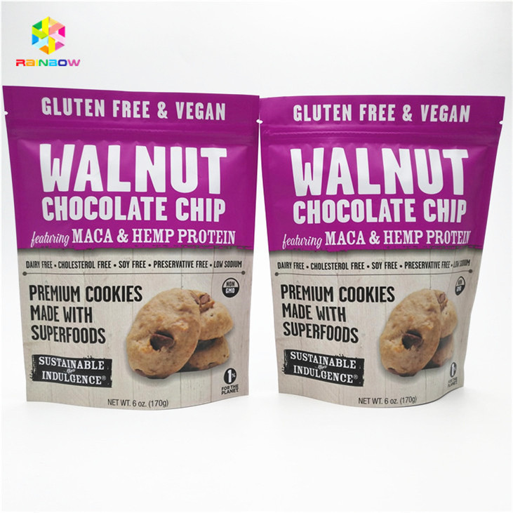 Matte Finish Impresión colorida de papel de aluminio Mylar Doypack con tamaño y diseño personalizados