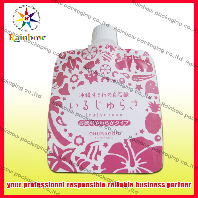 Levántese el sellado caliente de empaquetado de la bolsa del canalón de la hoja para el jugo, ANIMAL DOMÉSTICO/AL/PE