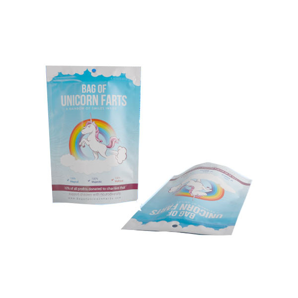 Bolsa de la hoja de Alumimum del plástico laminado que empaqueta hockey shinny azul blanco Ziplock