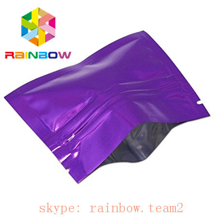 el lado colorido 3 selló mini té plano del cáñamo de los bolsos 1g de la lámina de mylar/la bolsita de empaquetado del leaft de la flor