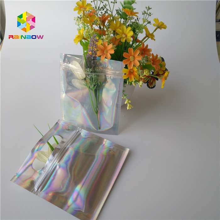 El laser modificado para requisitos particulares del color coloca para arriba bolsos soldó a prueba de humedad en caliente para el paquete del jugo