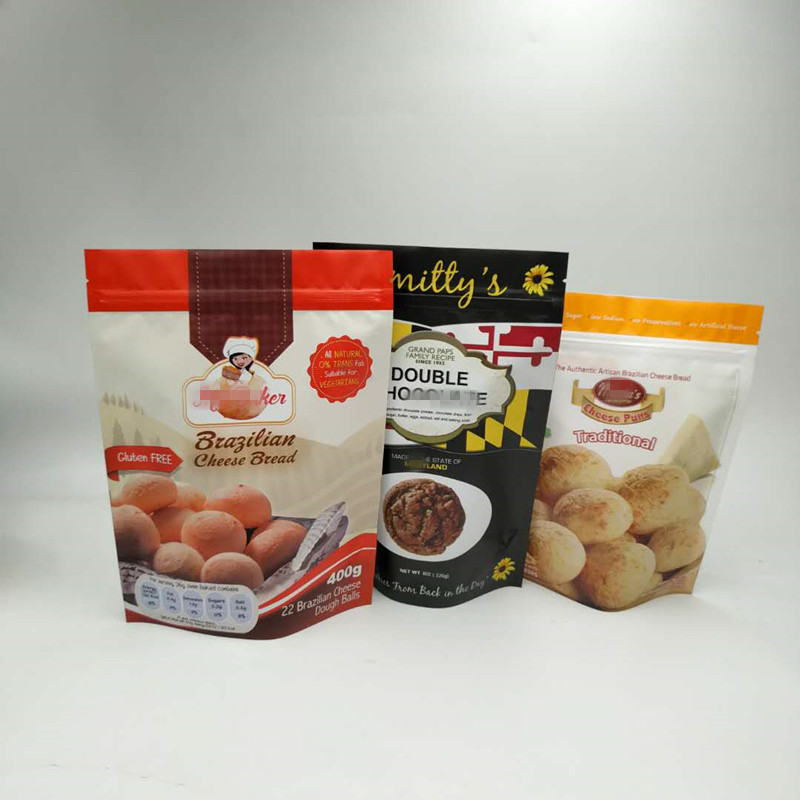 Empaquetado de encargo del bolso del bocado del logotipo