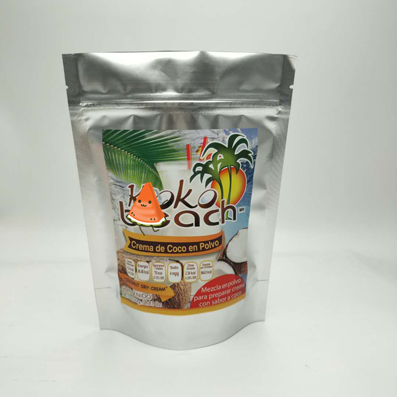 Las bolsas plásticas modificadas para requisitos particulares del tamaño que empaquetan, se levantan el bolso del papel de aluminio