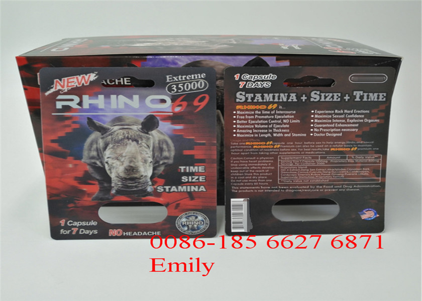 Tarjeta material de papel de la ampolla que empaqueta para todas las cápsulas del poder del pene de la naturaleza FX9000