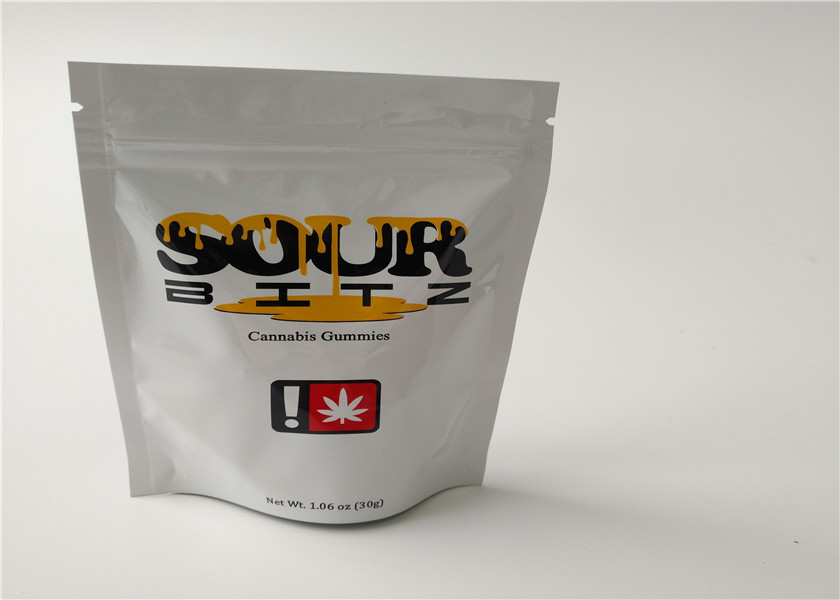 Abotone la impresión de empaquetado del fotograbado del incienso herbario del cierre con el sello hermético de la cremallera