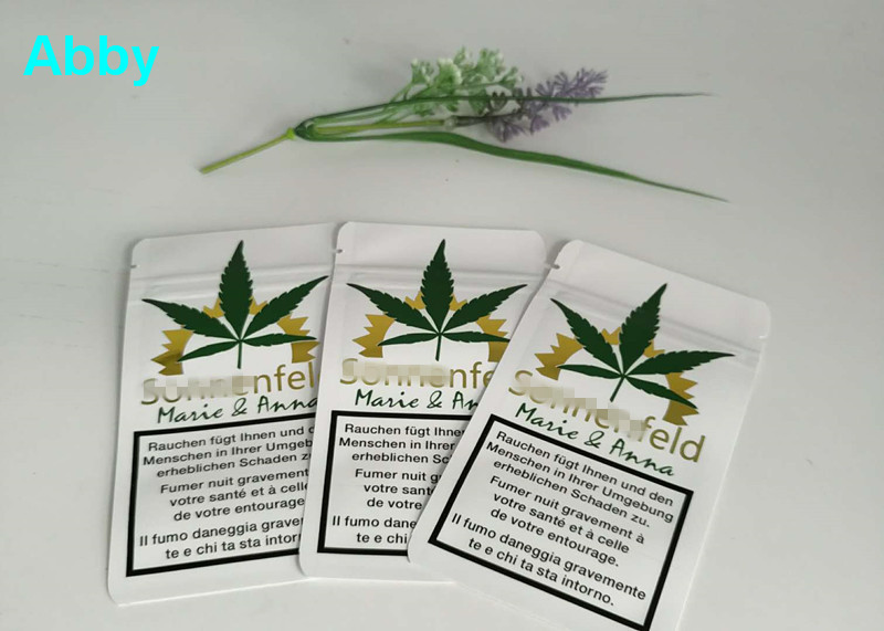 Oro que imprime color que se puede volver a sellar de las bolsas de plástico CMYK con el material modificado para requisitos particulares