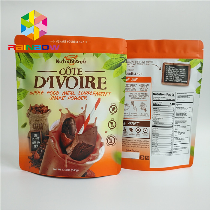 El papel de aluminio laminado brillante empaqueta 100mircon para las galletas de la hornada del azúcar