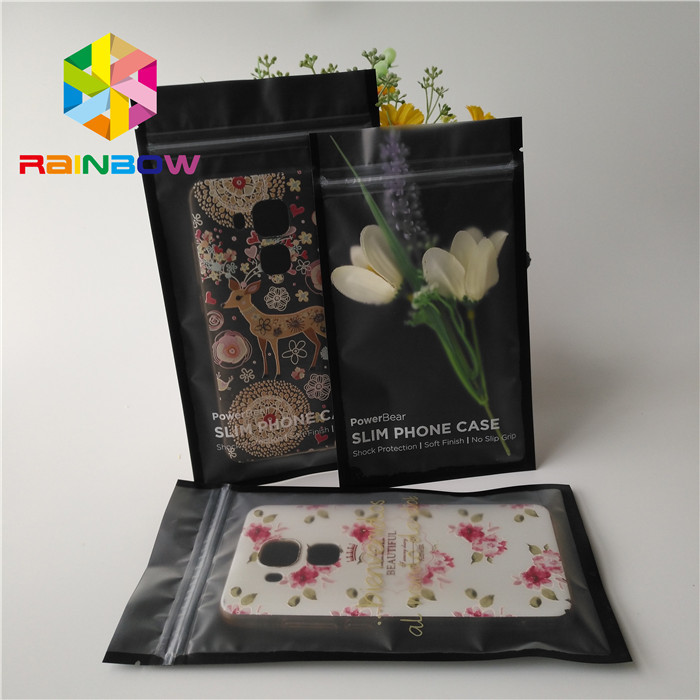 Bolsas plásticas del cable móvil de Noni que empaquetan no salida con el armario superior de la cremallera