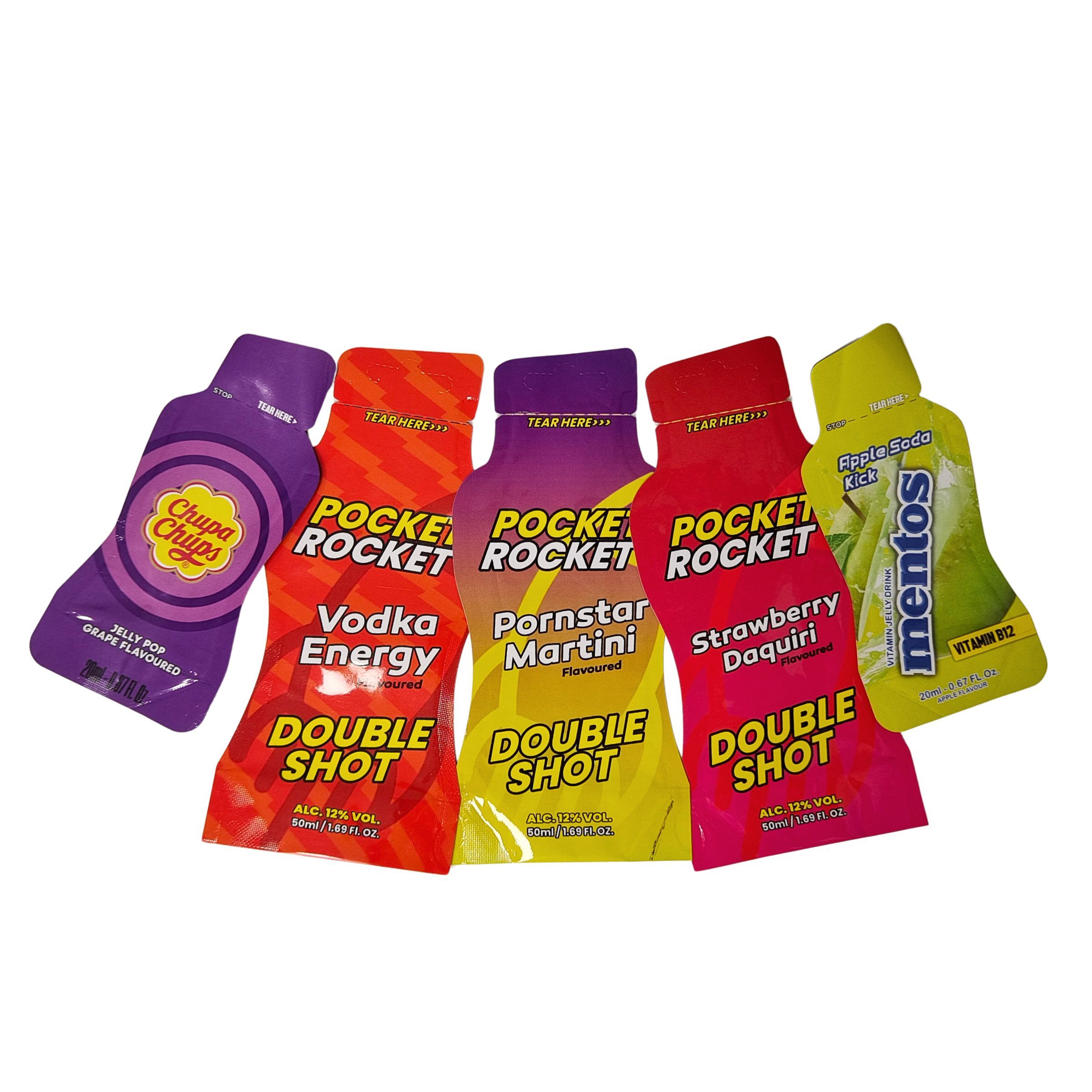 Bolsa de Mylar Holográfica Impresa Personalizada  Embalaje Biodegradable Resellable para Bolsas de Snacks de Alimentos