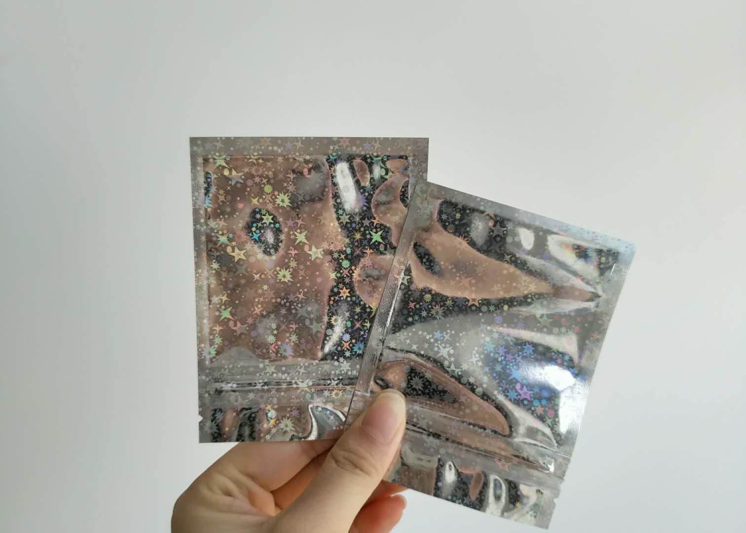 Bolsa modificada para requisitos particulares del papel de aluminio de la estructura lateral de 5 milímetros sellado para el cigarrillo