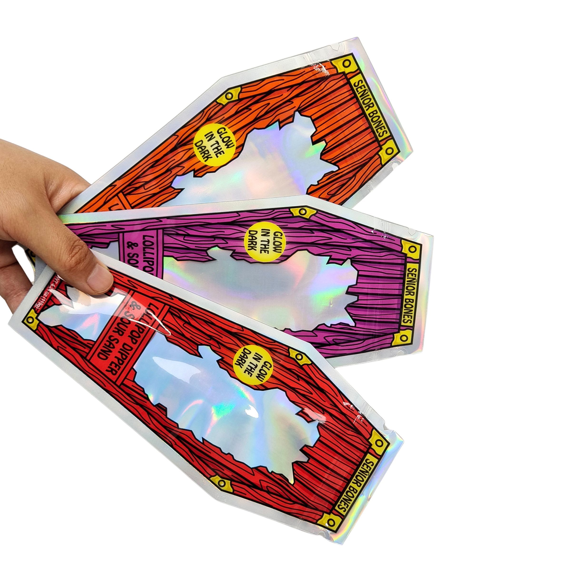 Hojas de tabaco dulces galletas gomosas hierba de flores secas de hojas de graba cortadas en trozos 3.5g bolsas de Mylar