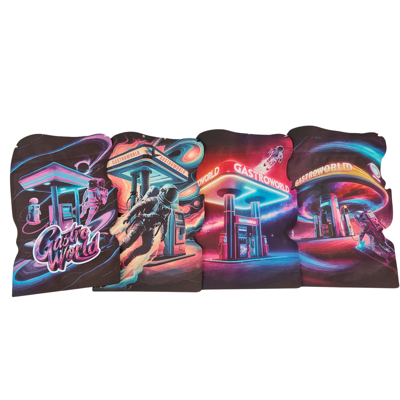 Bolsas de Mylar de corte a presión de forma irregular para gomas de galletaTobaco Bolsa de plástico PET con bolsas de cremallera a prueba de niños