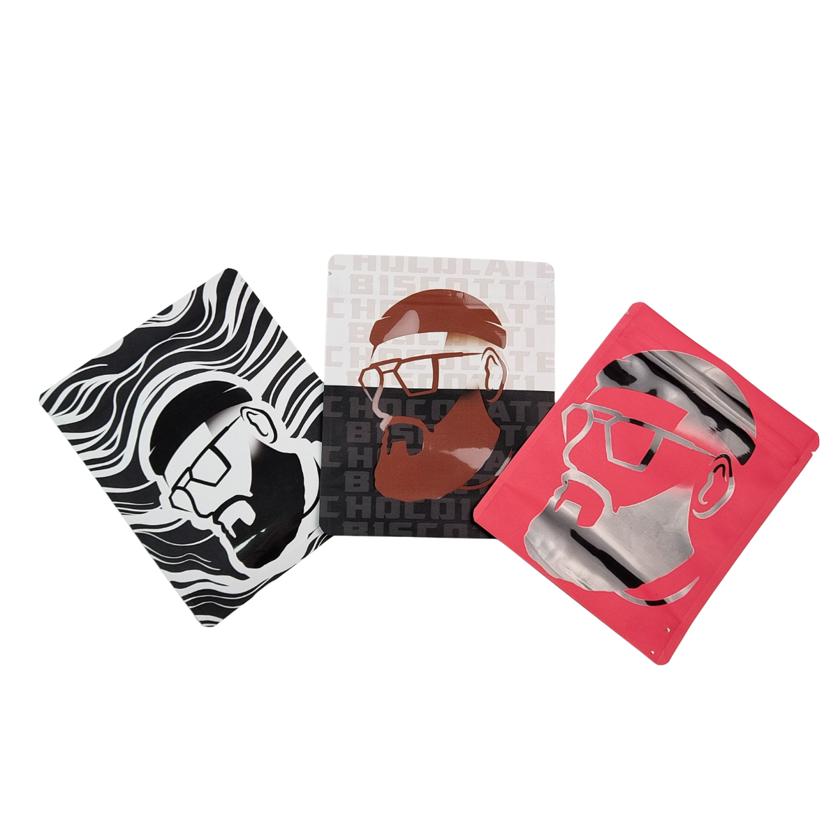 Bolsas de comida Mylar a prueba de olor de 3.5g-28g impresas a medida