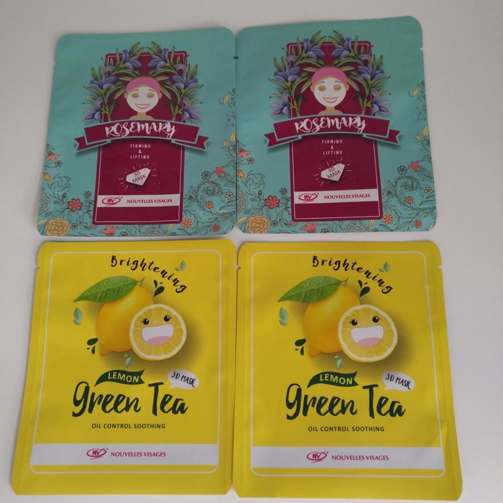 Envasado de máscara facial de plástico Holográfico con cerradura de línea láser