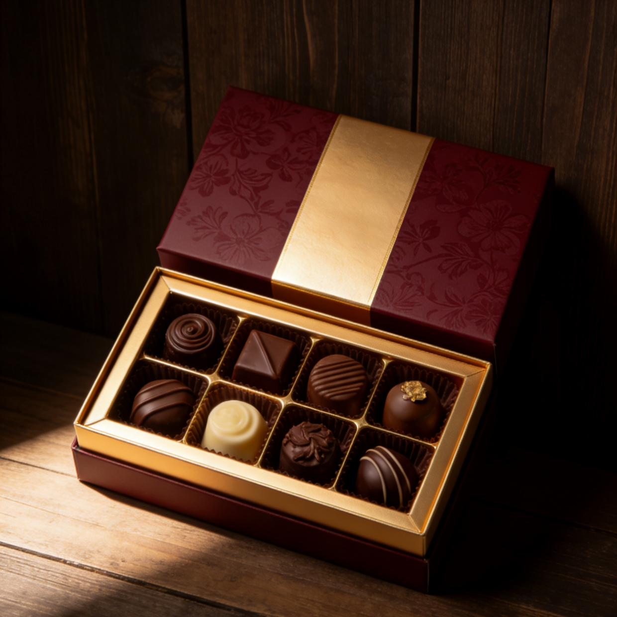 Caja de regalo de chocolate personalizada con logotipo, embalaje de caramelos, caja de cosméticos, caja de barra de chocolate vacía