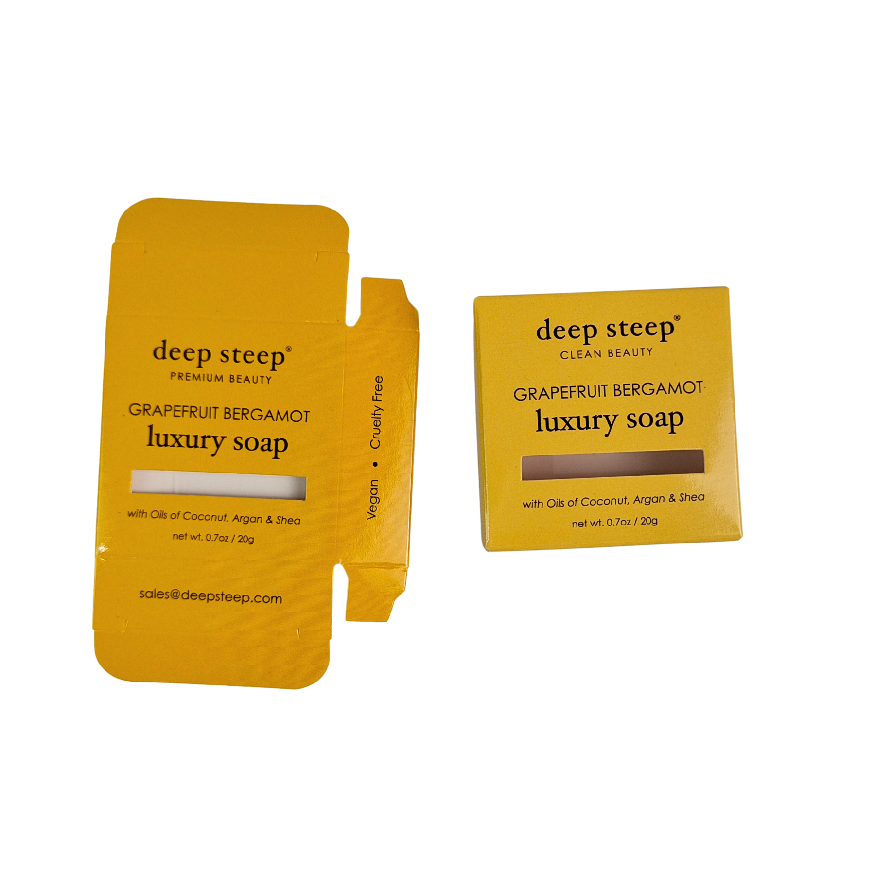 Caja de embalaje cosmética biodegradable personalizada con diseño clásico y laminación brillante