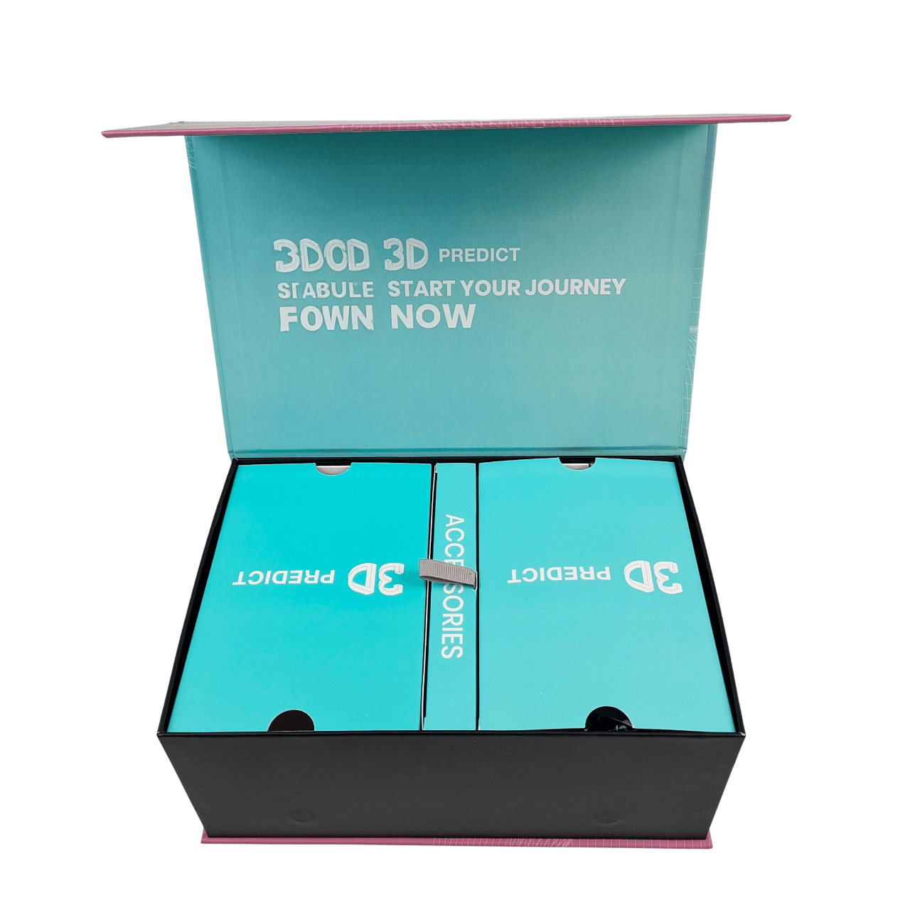 Caja de embalaje de alineadores dentales personalizados del fabricante con logotipo, reciclable, de lujo, magnética, para brackets dentales, caja de regalo de papel rígido