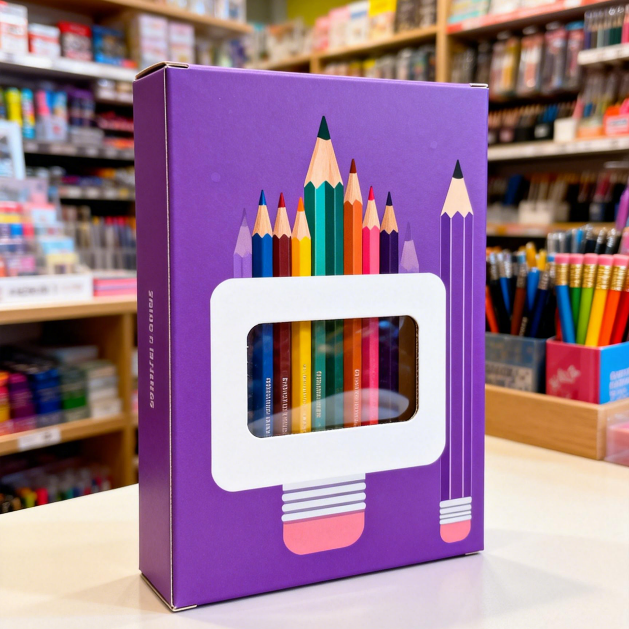 Caja de papel de tamaño personalizado con pantalla de ventana transparente y espesor de 350 g para envases de alimentos