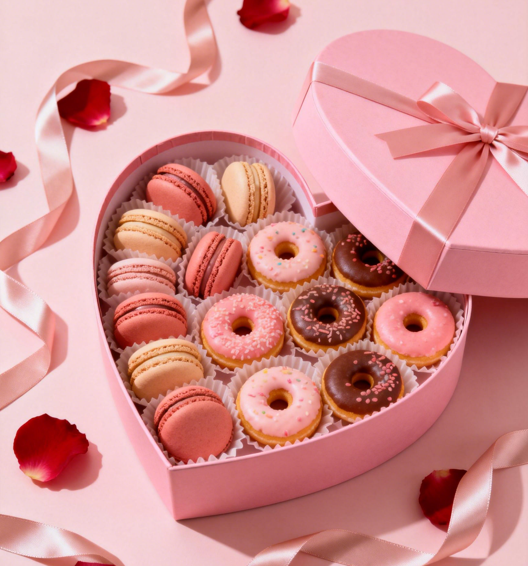 Caja de regalo plegable biodegradable personalizable para embalajes de panadería y macarrones de pastelería