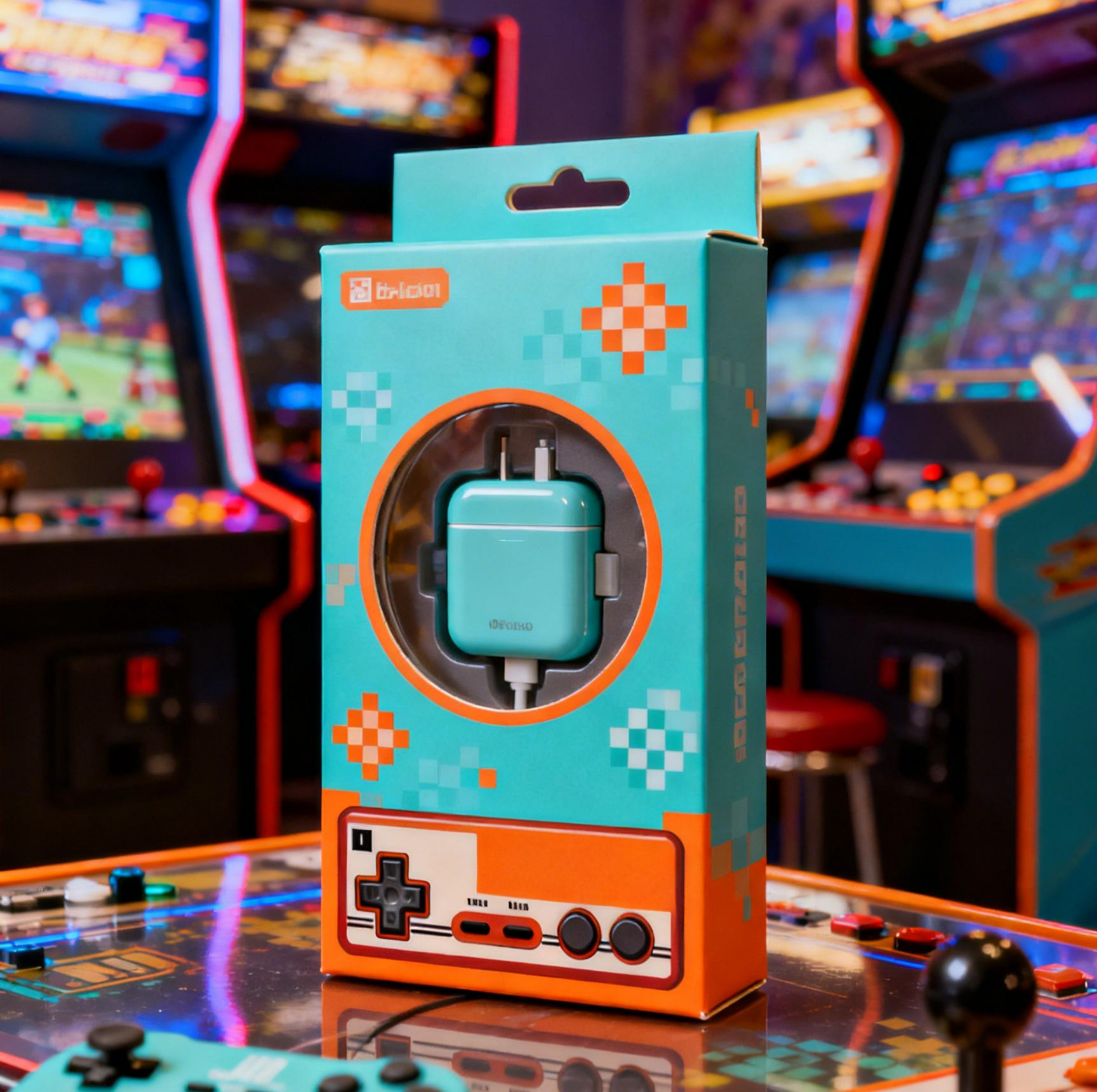 Caja de papel personalizable de 350g de grosor con acabado de estampado en caliente para embalaje de cables USB