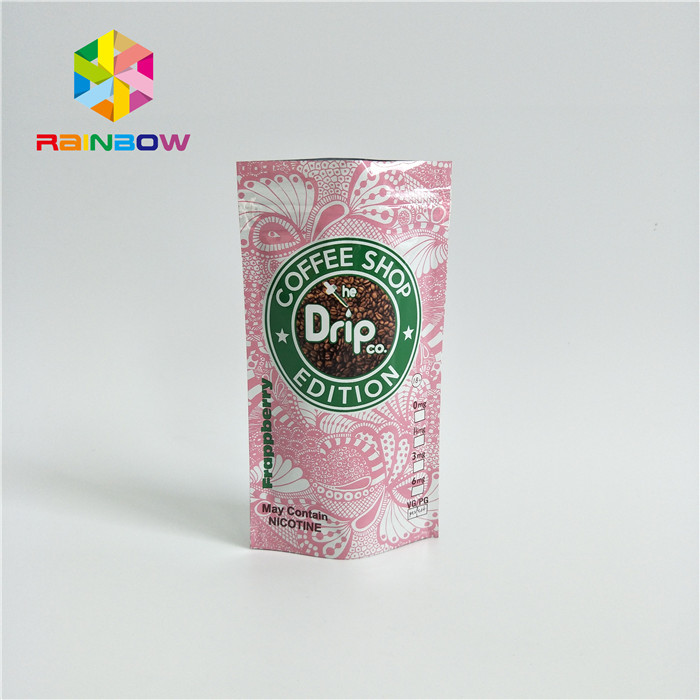 El empaquetado material laminado de las bolsas plásticas Ziplock se levanta bolsos con una válvula de la manera