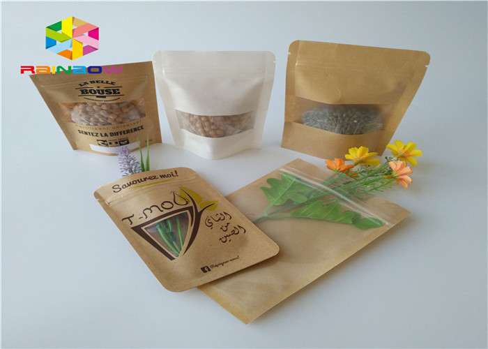 Pequeño efecto mate de empaquetado de Doypack de la bolsa de la bolsa de papel de la cerradura de la cremallera del papel de aluminio para la comida