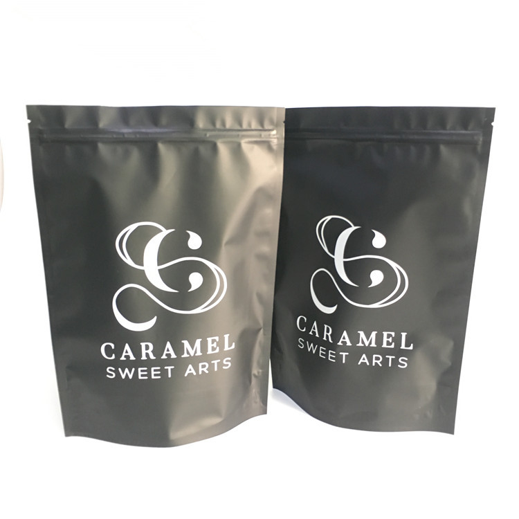 Bolsos de empaquetado de Mylar de la ventana delantera de la prueba del olor de la bolsa del té del papel de aluminio para la mala hierba gomosa del caramelo