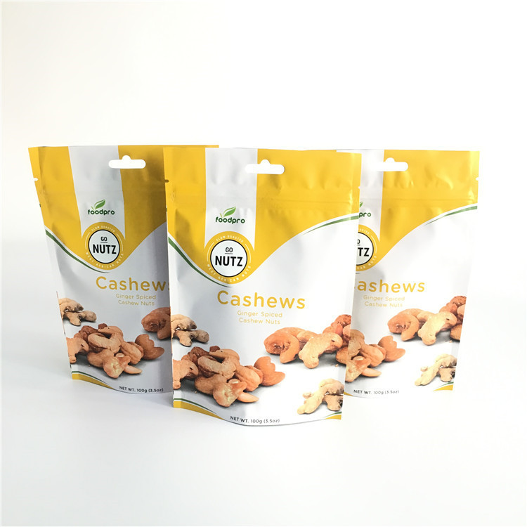 El empaquetado de encargo de las bolsas plásticas de la impresión se levanta el bolso de la cremallera con una válvula de desgasificación de la manera