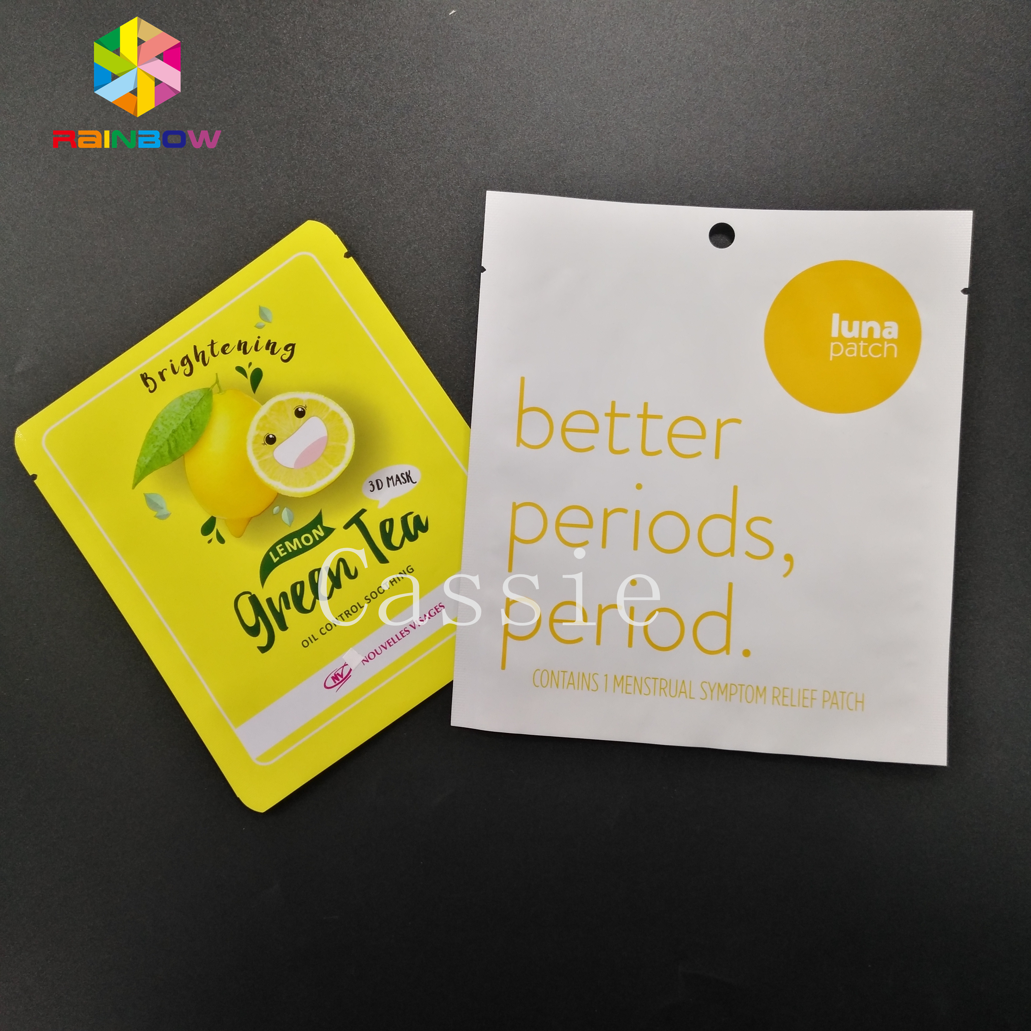 Bolsos de la cerradura del apretón del diseño de Muti tres bolsas del vacío de Mylar del papel de aluminio de la categoría alimenticia del sellado caliente de los lados