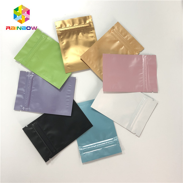 Bolsa a todo color del papel de aluminio que empaqueta bolsos sellados lado Ziplock del plano 3