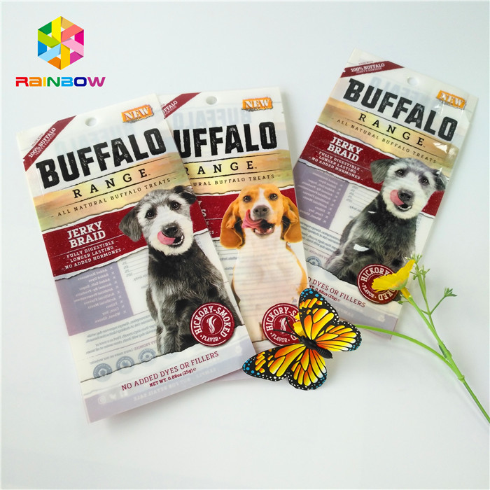 Los bolsos Ziplock plásticos del embalaje, sello trilátero se levantan las bolsas para la comida