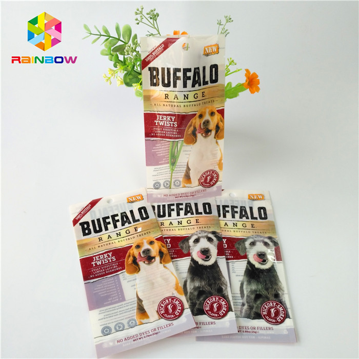 Bolsas plásticas de la impresión de Digitaces que empaquetan el bolso del Ziplock del almacenamiento del alimento para animales de la bolsita