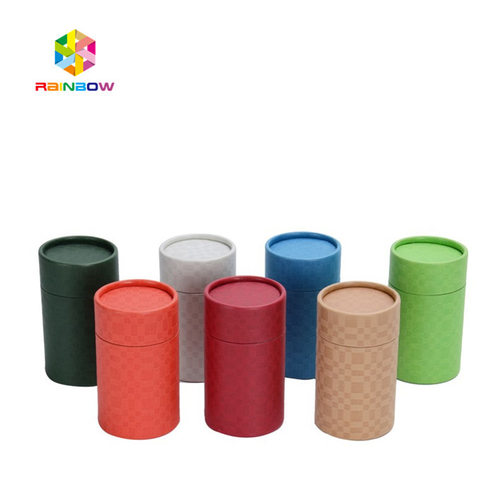 Tubo de empaquetado cosmético de la cartulina del cilindro de la caja de papel de la exhibición de la caja del cuidado de piel