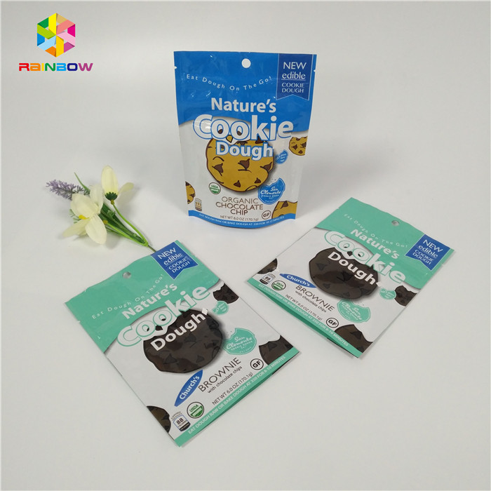 Los pequeños bolsos coloridos del envasado de alimentos del papel de aluminio de Mylar relampagan la cerradura para la galleta/la fruta seca