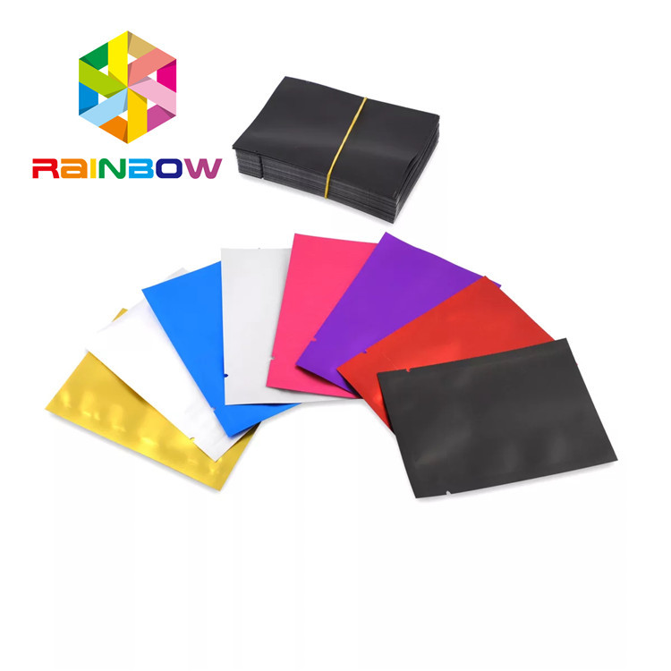 Bolsas plásticas que se puede volver a sellar que empaquetan tres el sello lateral pequeño Mylar para las hierbas/las galletas