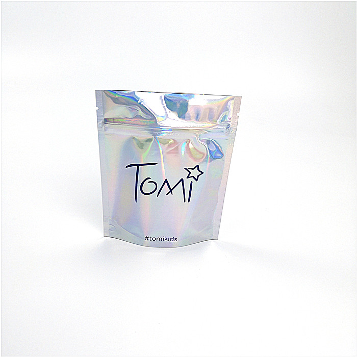 El laser de encargo el 100% olográfico de la impresión del bio bolso cosmético degradable del organizador recicla