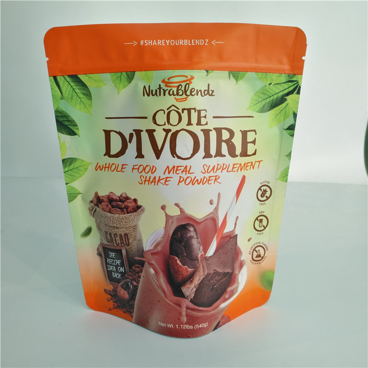 Bolsas plásticas del sellado caliente que empaquetan bolsos de polvo asados del grano de café con el Ziplock