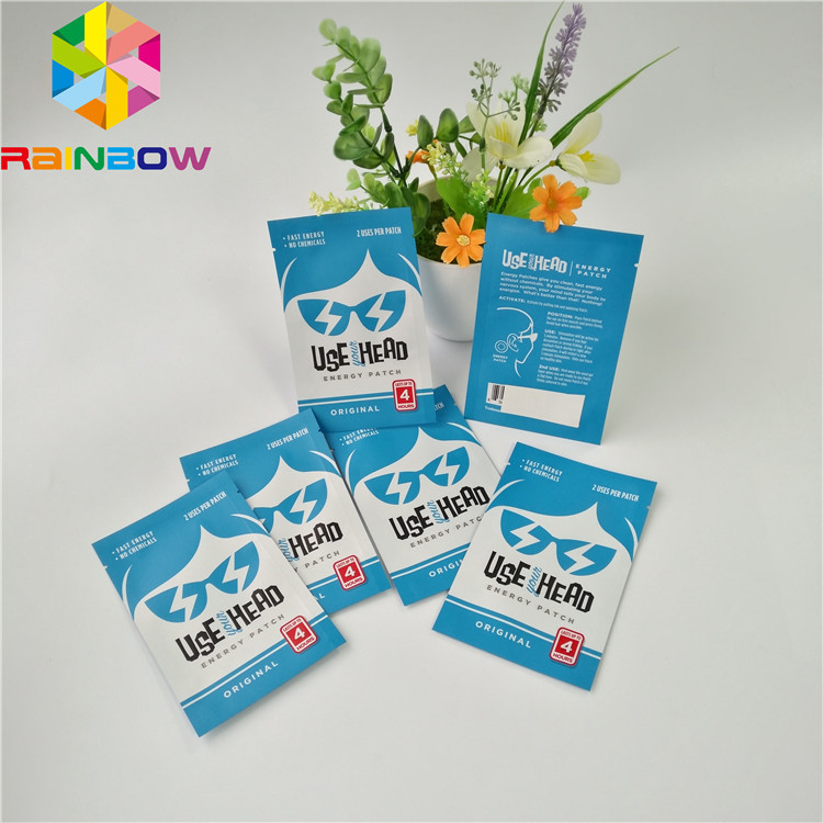 logotipo de encargo plástico laminado prueba de empaquetado de Mylar del olor de la bolsa del papel de aluminio de la pulgada 4x6