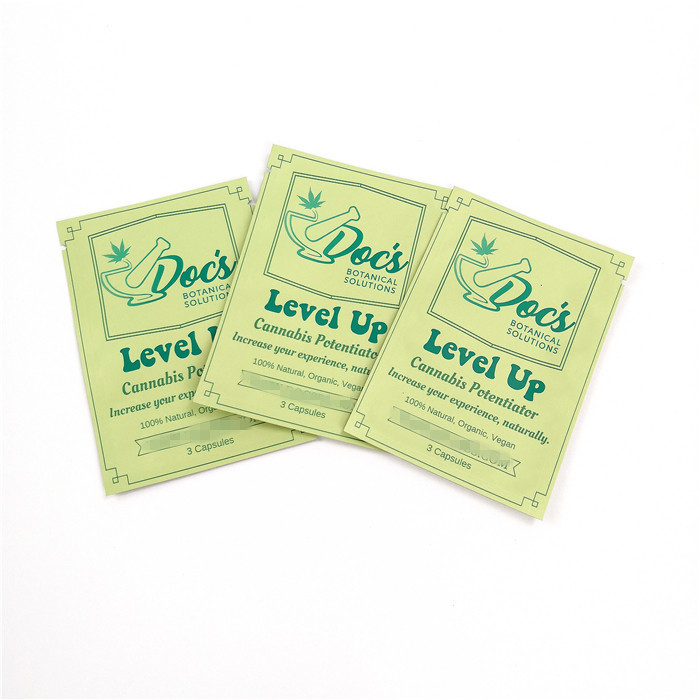 Bolsas plásticas impresas modificadas para requisitos particulares del bolso de Cbd que empaquetan para los cigarrillos/tabaco