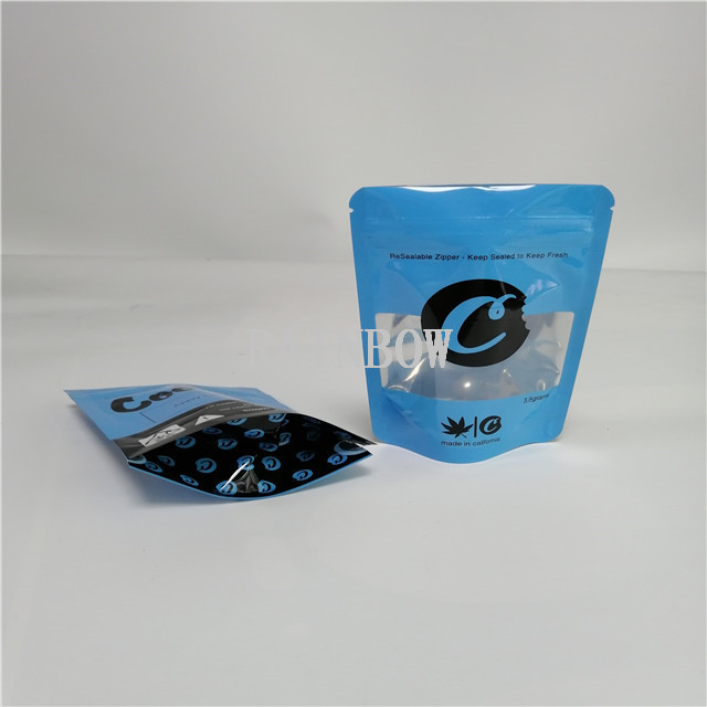 100-180 bolso de la prueba del niño de la prueba del olor del grueso del Mic para 3,5 gramos de galletas