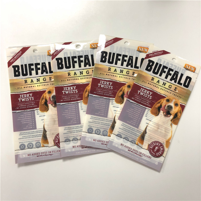 Bolsas plásticas seguras de la comida del perro/del gato/de la tortuga/de pescados del bolso del envasado de alimentos con el Ziplock reutilizable