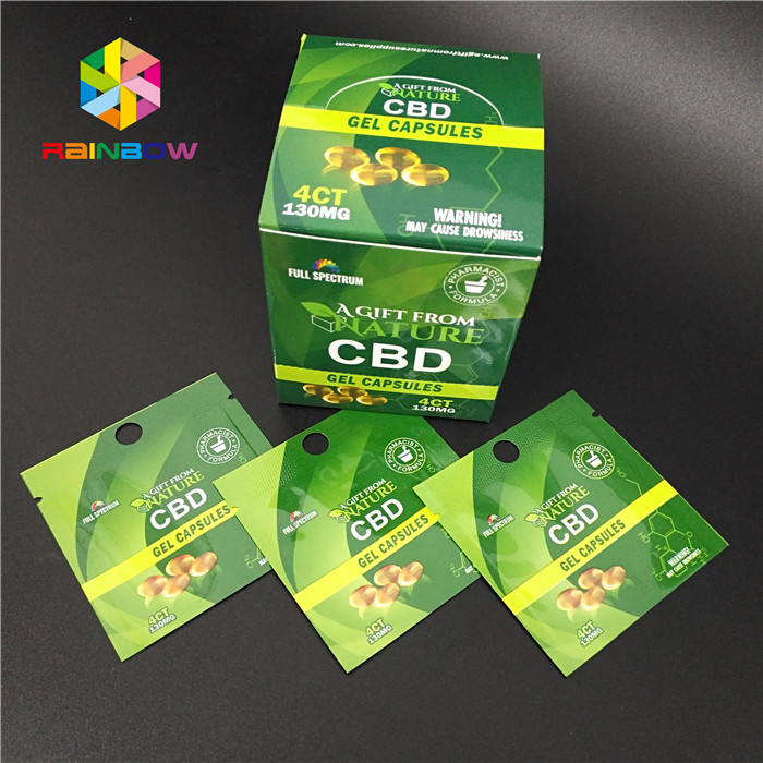 Incienso herbario de la impresión de Digitaces que empaqueta el bolso natural gomoso del caramelo de Gummies del cáñamo de CBD