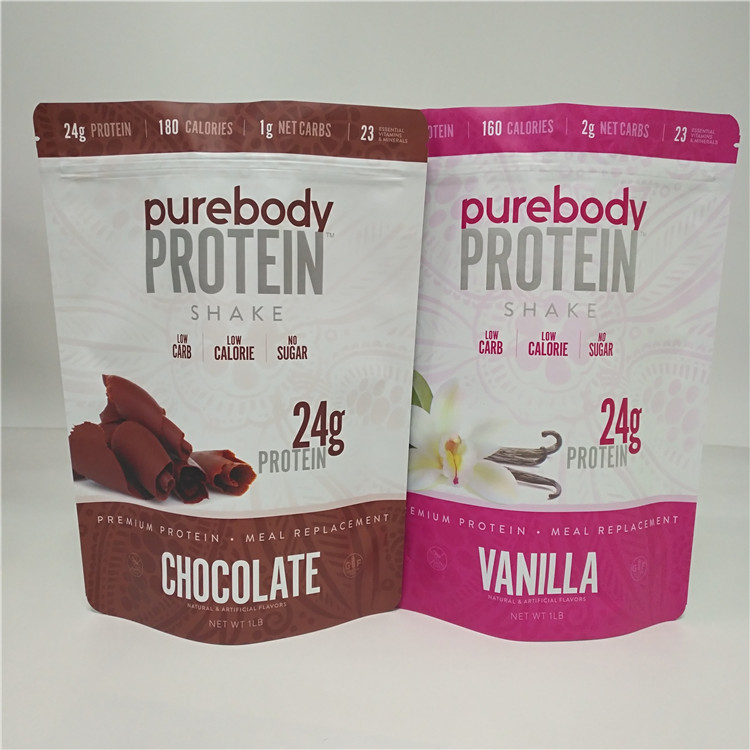 Bolso del bocado del color de CMYK que empaqueta la bolsa plástica del polvo del chocolate caliente del café