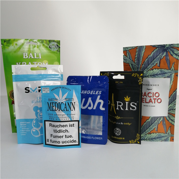 Bolsitas de té Ziplock plásticas que empaquetan biodegradable que se puede volver a sellar de los bolsos para la comida/los frutos secos