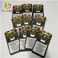 la prueba que se puede volver a sellar Mylar del olor 3.5g empaqueta el soporte de K encima de las bolsas para el empaquetado del aceite de cáñamo de la mala hierba de CBD