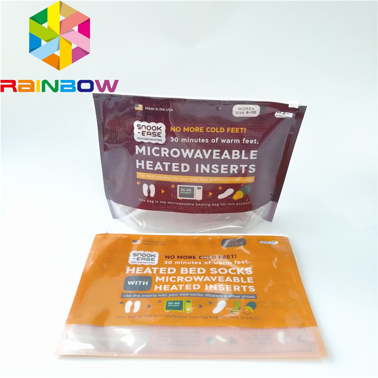 El empaquetado para hombre de las bolsas plásticas de la ropa de la ropa interior se coloca para arriba que desliza aduana del bolso de la cremallera