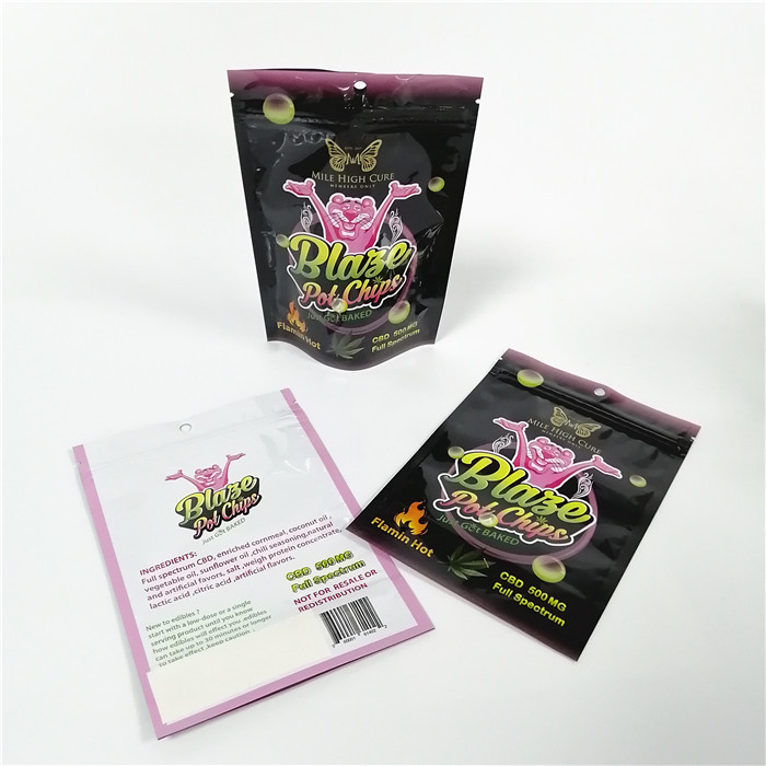 El empaquetado herbario modificado para requisitos particulares del incienso de la impresión de Digitaces se levanta el bolso del bocado de la hoja de la bolsa