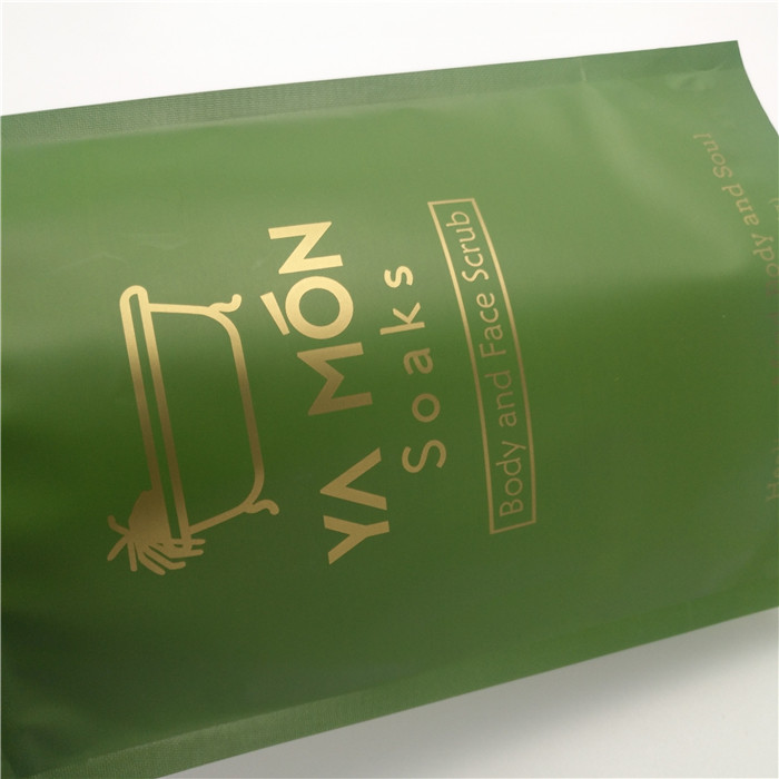 Levántese los bolsos de empaquetado Ziplock del papel de aluminio de Doypack que el exfoliante corporal de 8oz 16oz empapa el embalaje