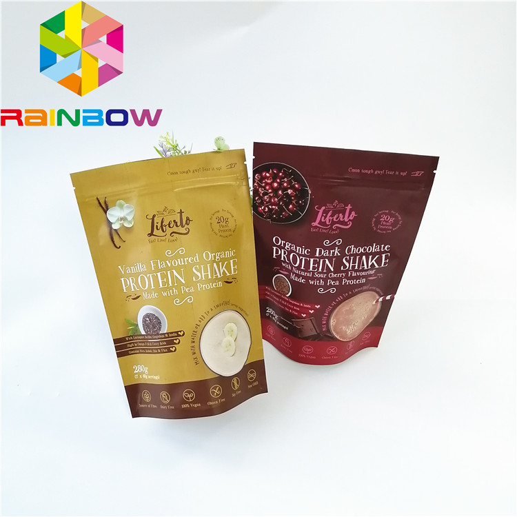 Mylar se levanta la prueba del olor del embalaje del café del té del postre de los bolsos de la bolsa de la cremallera reciclable