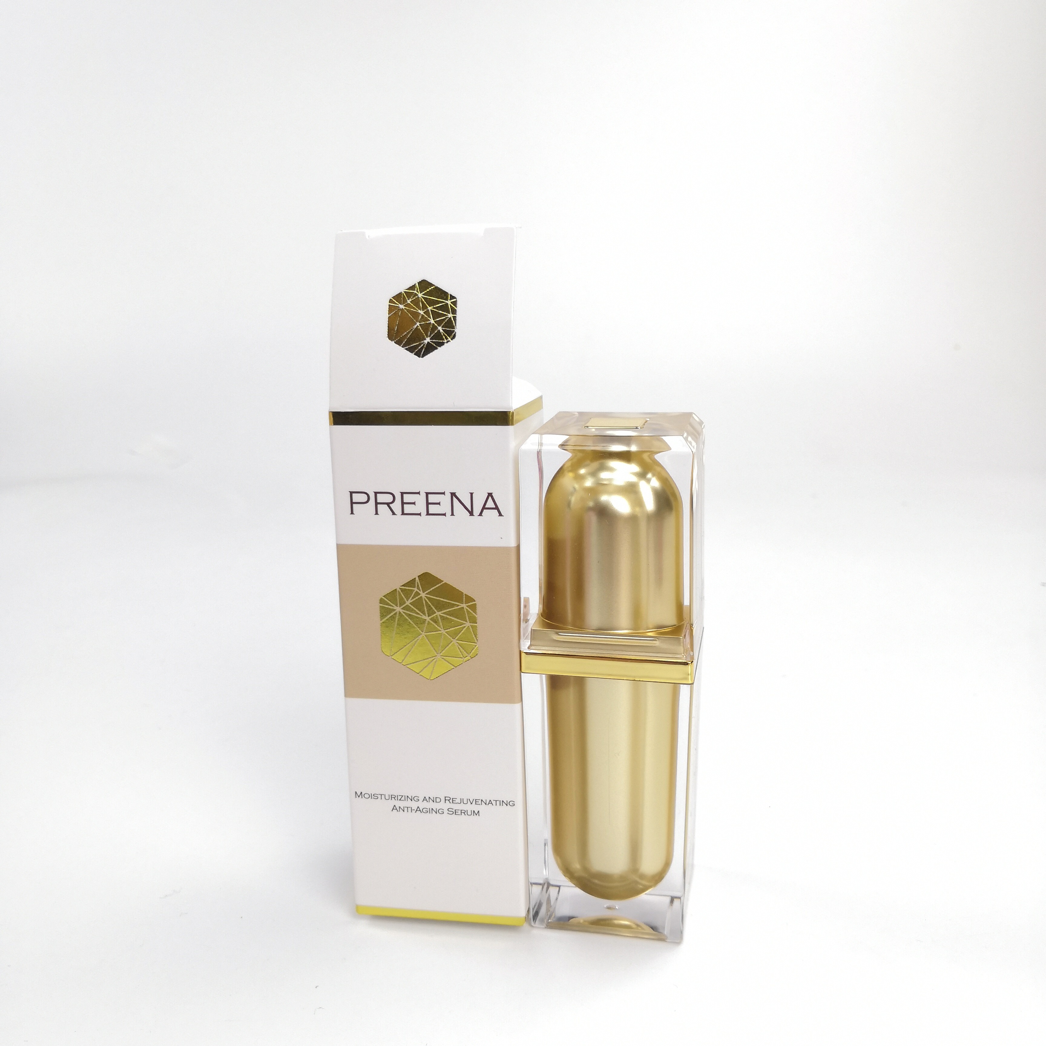 Logotipo modificado para requisitos particulares de empaquetado de la caja de papel del cosmético del color de CMYK para el empaquetado del aceite esencial